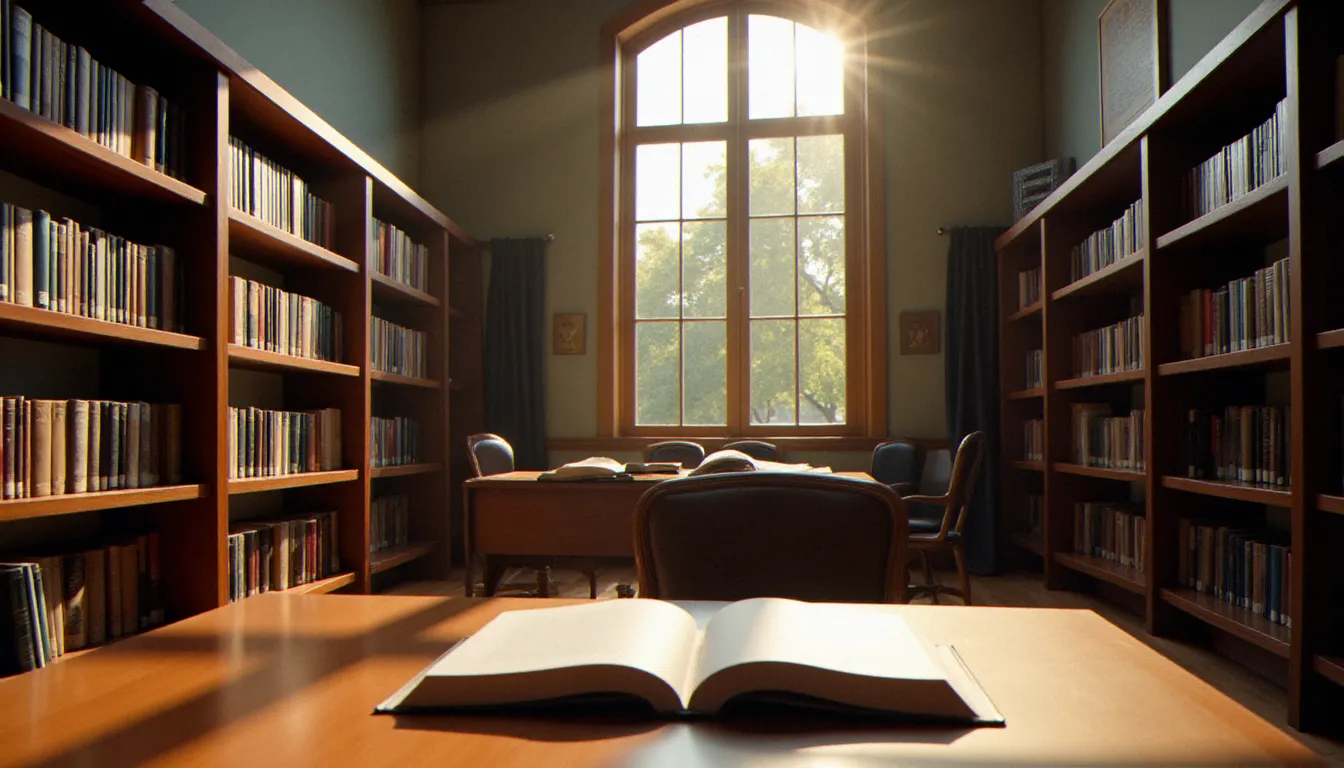 Salle de lecture universitaire avec des ouvrages de philosophie et de sociologie, évoquant les débats historiques autour de l'antisexualisme