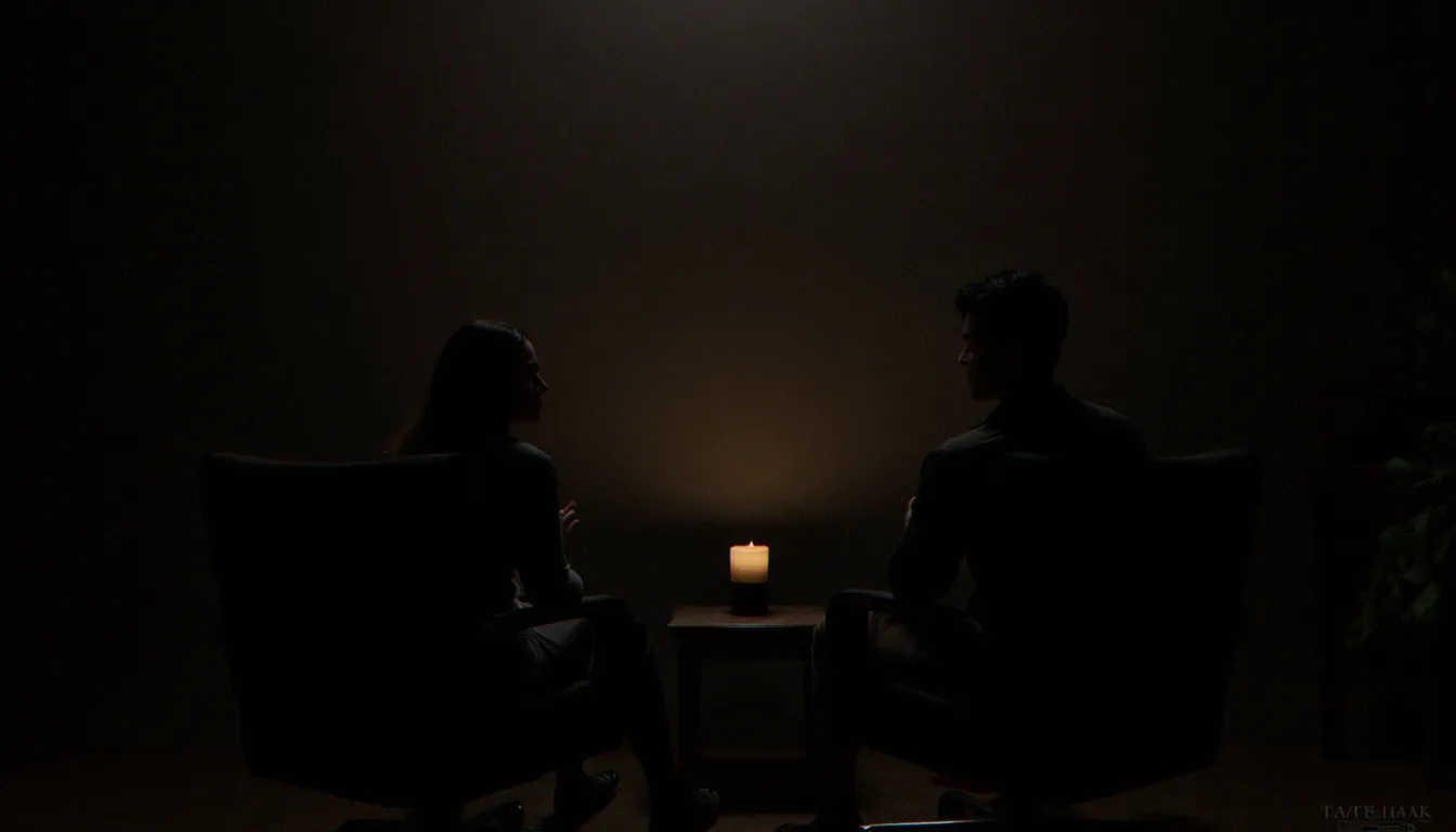 Salle de consultation intimiste avec deux fauteuils face à face, évoquant l'espace de confiance nécessaire aux échanges sur les pratiques BDSM consenties impliquant l'anus