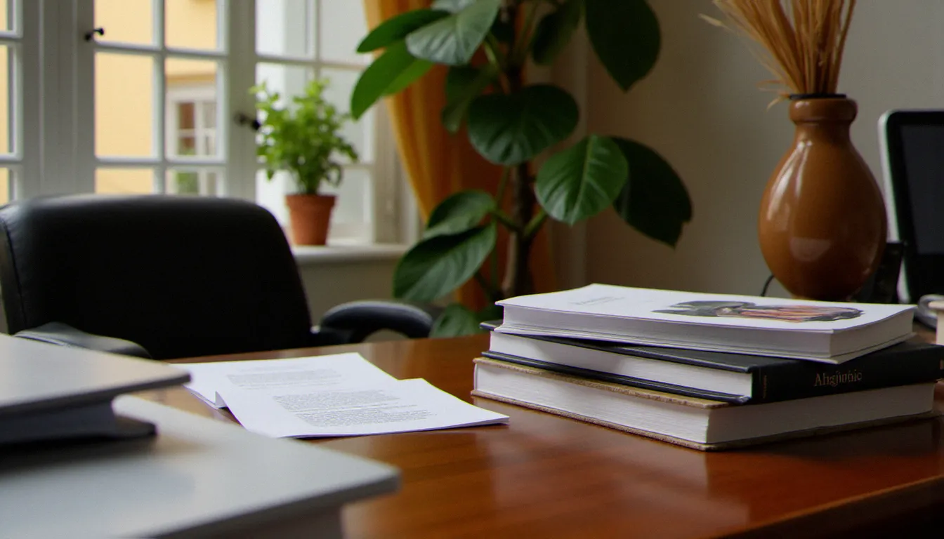 Bureau de consultation clinique élégant représentant l'approche professionnelle et bienveillante autour de la santé intime et de l'anus
