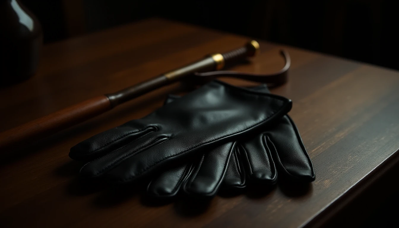 Gants de cuir et cravache, protocole du dressage BDSM