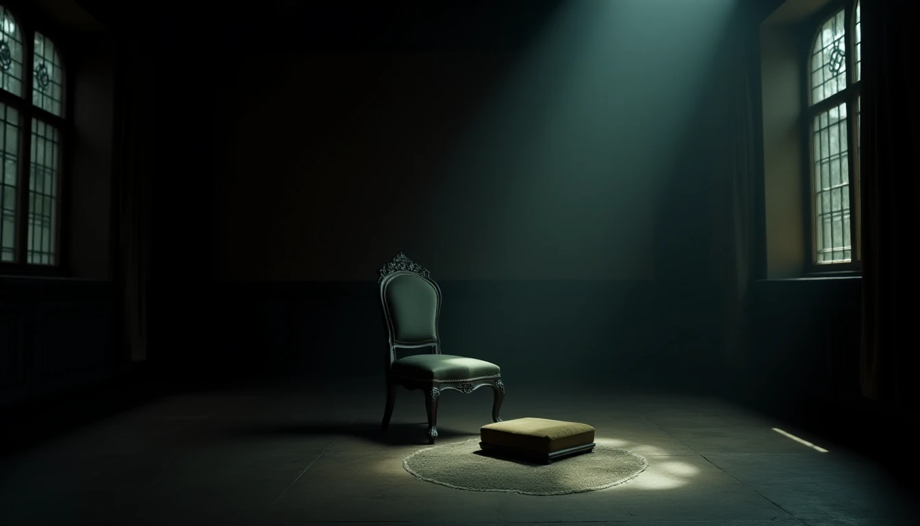 Chaise et coussin de soumission, rituel de l’éducation BDSM
